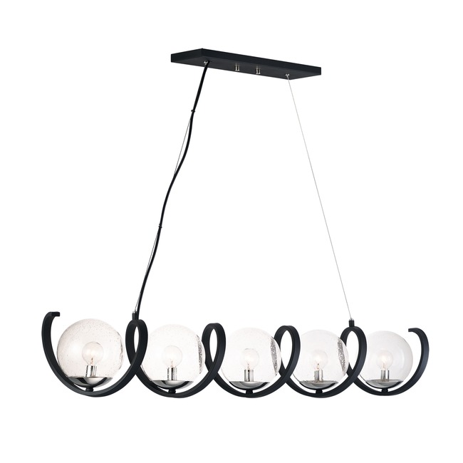 Curlicue Linear Pendant by Maxim Lighting
