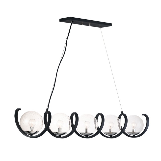 Curlicue Linear Pendant by Maxim Lighting
