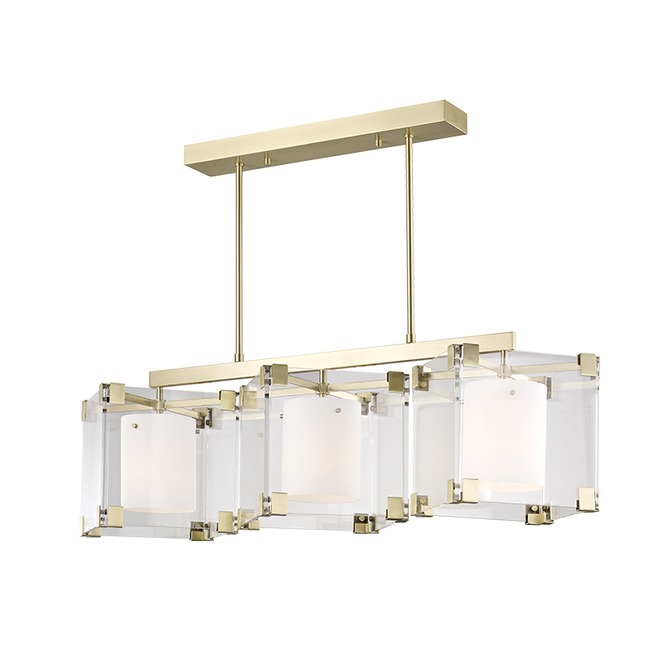 Achilles Linear Island Pendant by Hudson Valley Lighting