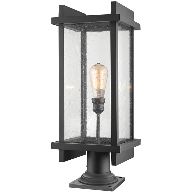 Fallow Outdoor Pier Light with Traditional Base by Z-Lite