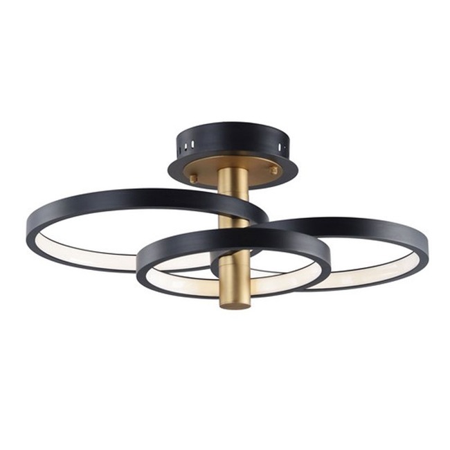 Hoopla Semi Flush Ceiling Light by Et2