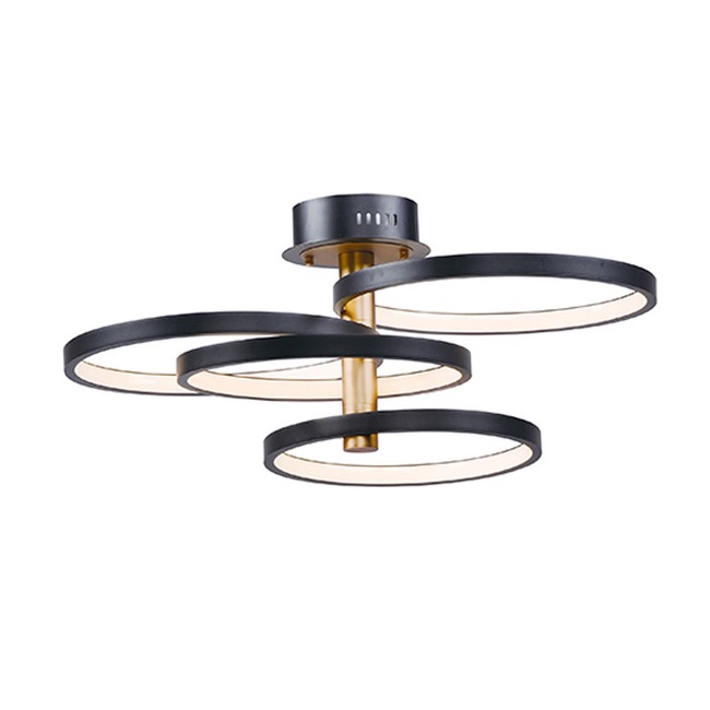 Hoopla Semi Flush Ceiling Light by Et2