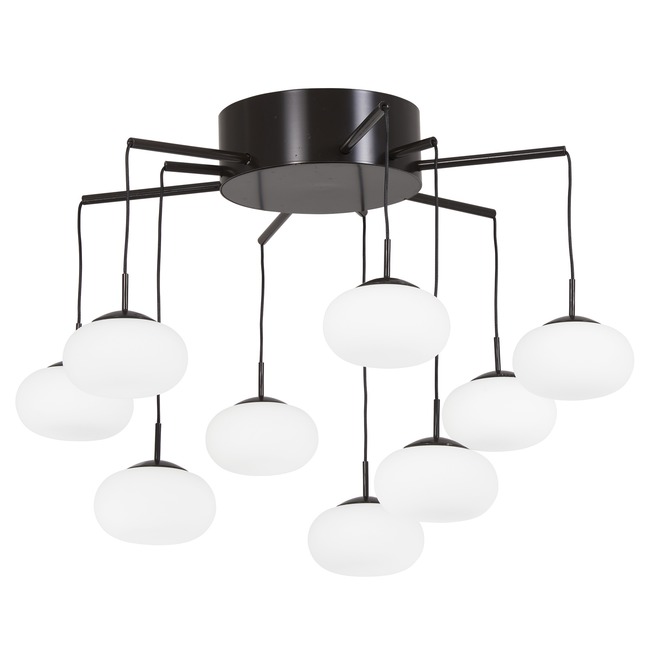 Georges Web Semi Flush Chandelier by George Kovacs