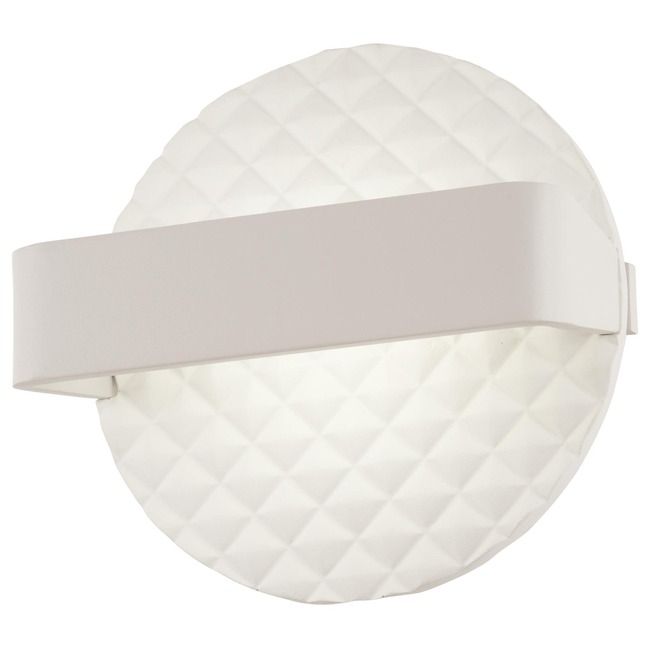 Quilted Round Wall Light by George Kovacs