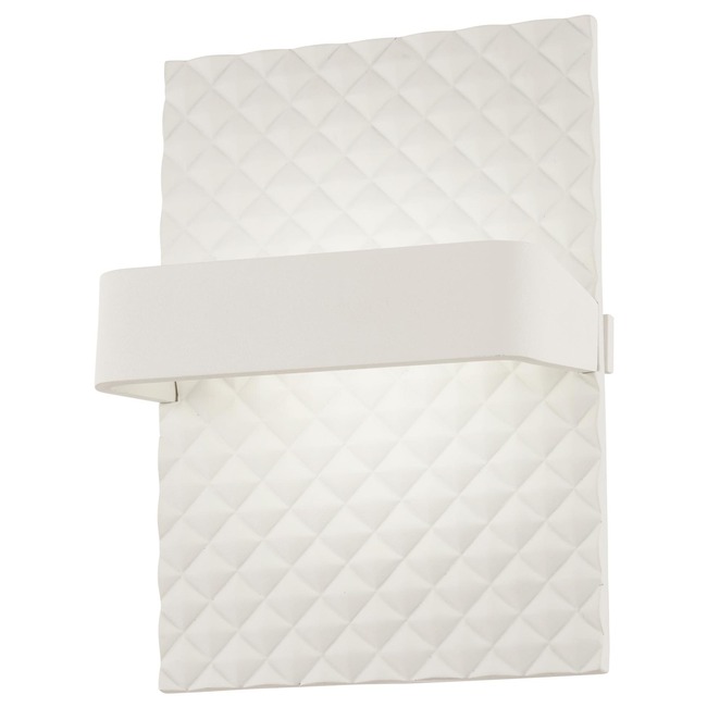 Quilted Rectangular Wall Light by George Kovacs