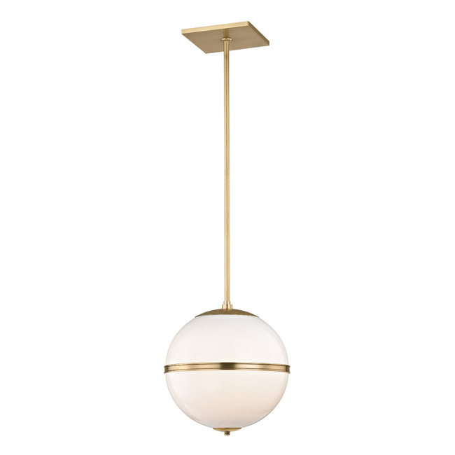 Truax Aged Brass Stripe Chandelier by Crystorama