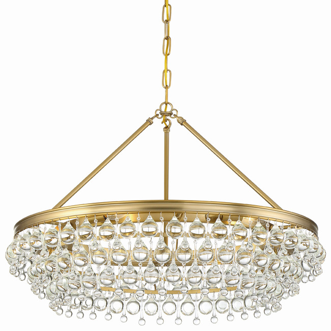 Calypso Round Chandelier by Crystorama