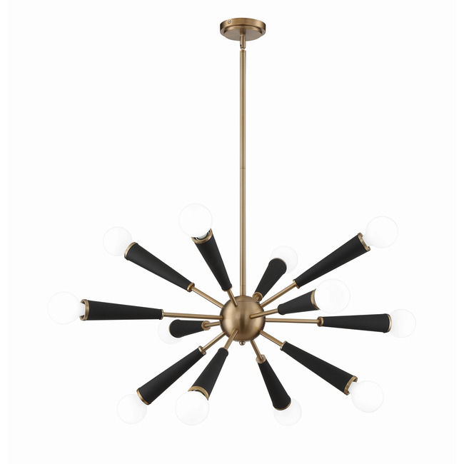 Zodiac Sputnik Chandelier by Crystorama