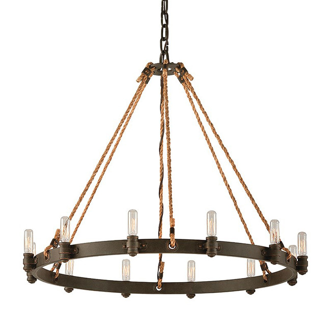 Pike Place Round Chandelier by Troy Lighting