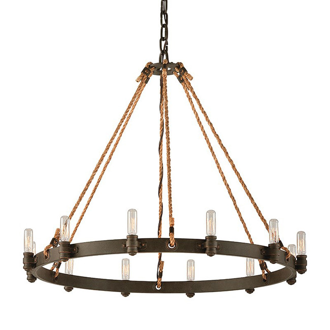 Pike Place Round Chandelier by Troy Lighting
