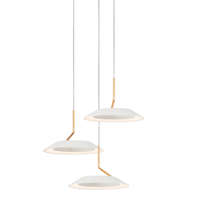 Royyo Circular Multi Light Pendant by Koncept Lighting