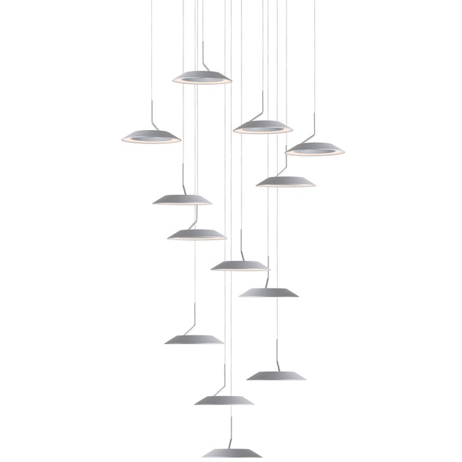 Royyo Circular Multi Light Pendant by Koncept Lighting