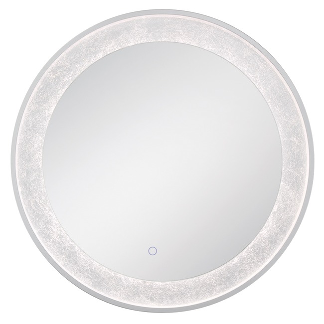 Round Edge-Lit LED Mirror by Eurofase
