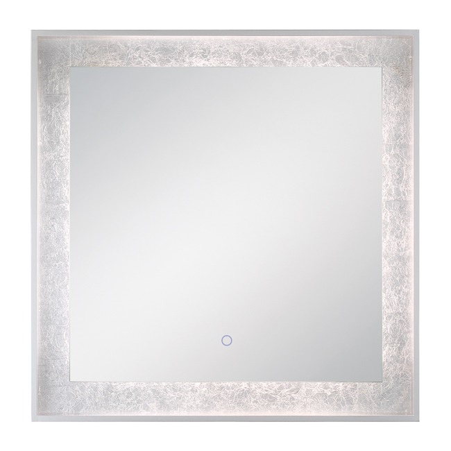 Square Edge-Lit LED Mirror by Eurofase