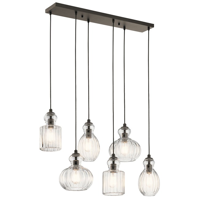 Riviera Linear Multi Light Pendant by Kichler