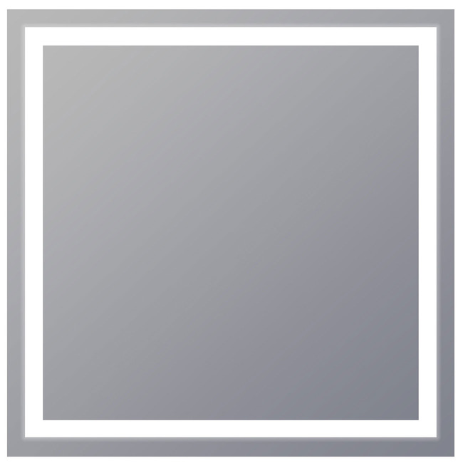 Integrity Square Lighted Mirror by Electric Mirror
