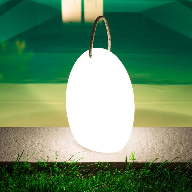 Amande Corde Portable Bluetooth Indoor / Outdoor LED Lamp by Smart & Green