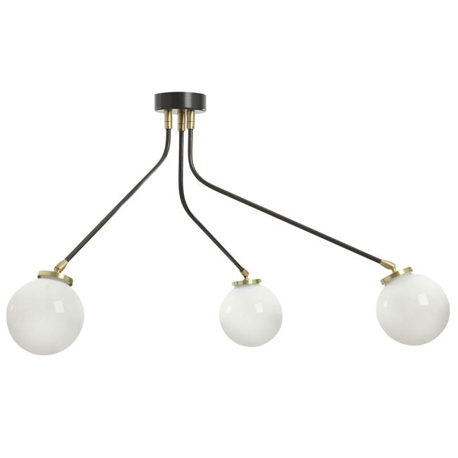 Array Mini Opal Semi Pendant by CTO Lighting