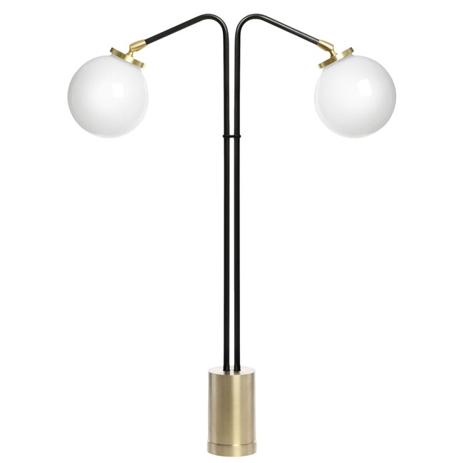 Array Twin Opal Table Lamp by CTO Lighting