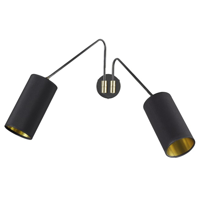 Array Twin Cotton Wall Light by CTO Lighting