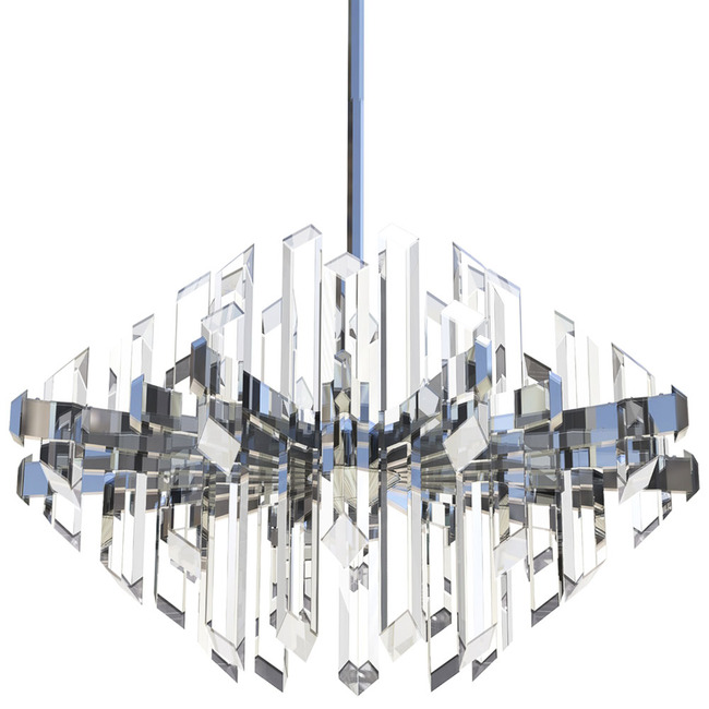 Facets Round Chandelier by Blackjack Lighting