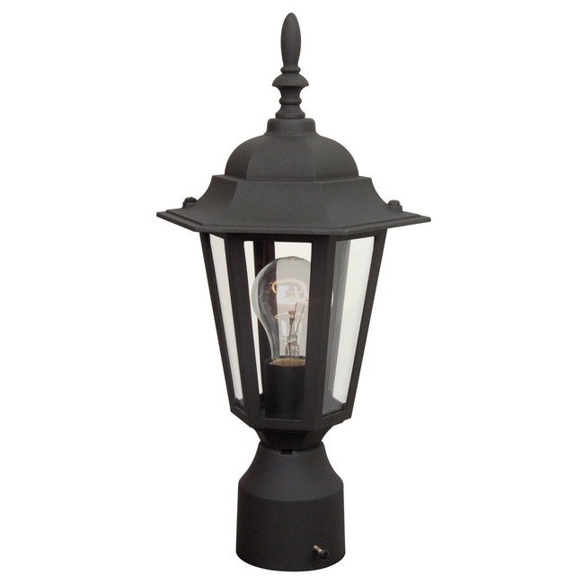 Straight Glass Outdoor Post Light by Craftmade