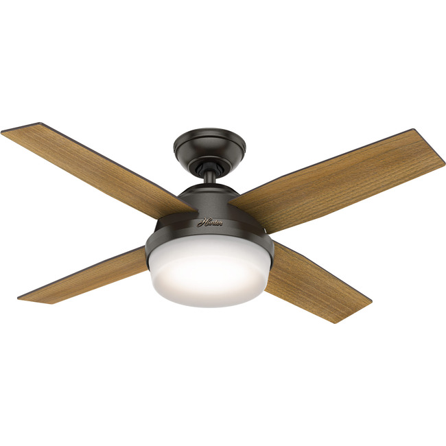 Dempsey Ceiling Fan with Light by Hunter Fan