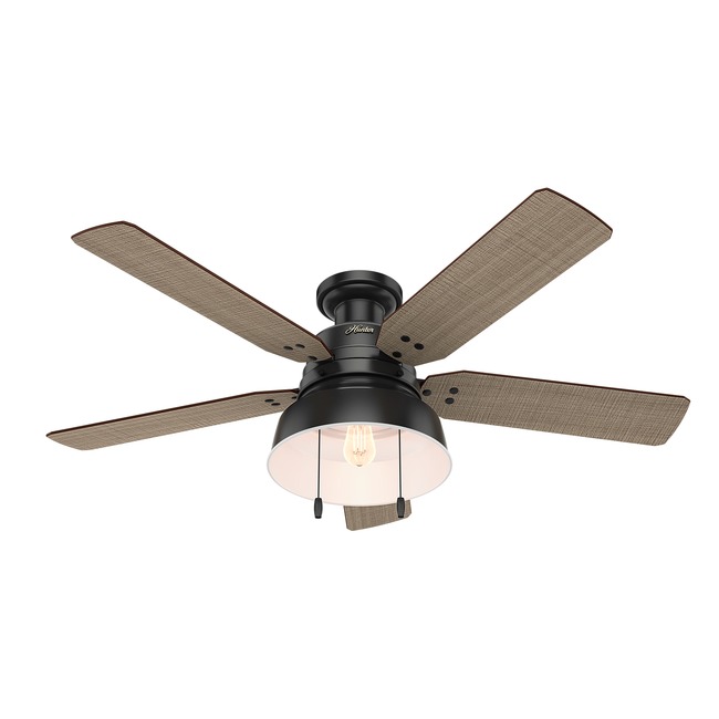 Mill Valley Low Profile Outdoor Ceiling Fan with Light by Hunter Fan