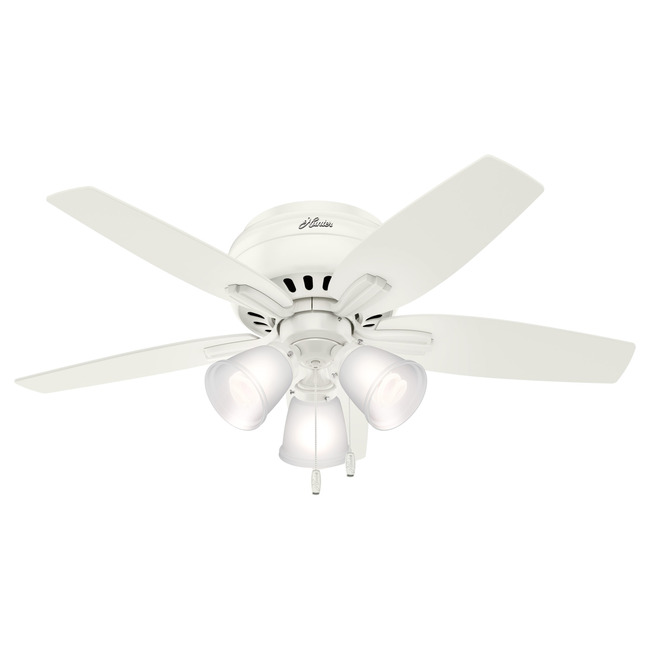 Newsome Low Profile Ceiling Fan with Light by Hunter Fan