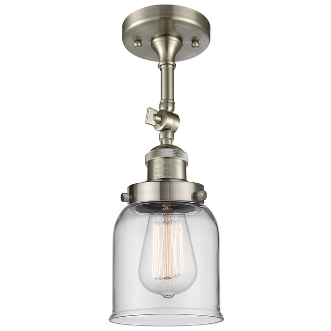 Small Bell Adjustable Semi Flush Ceiling Light by Innovations Lighting