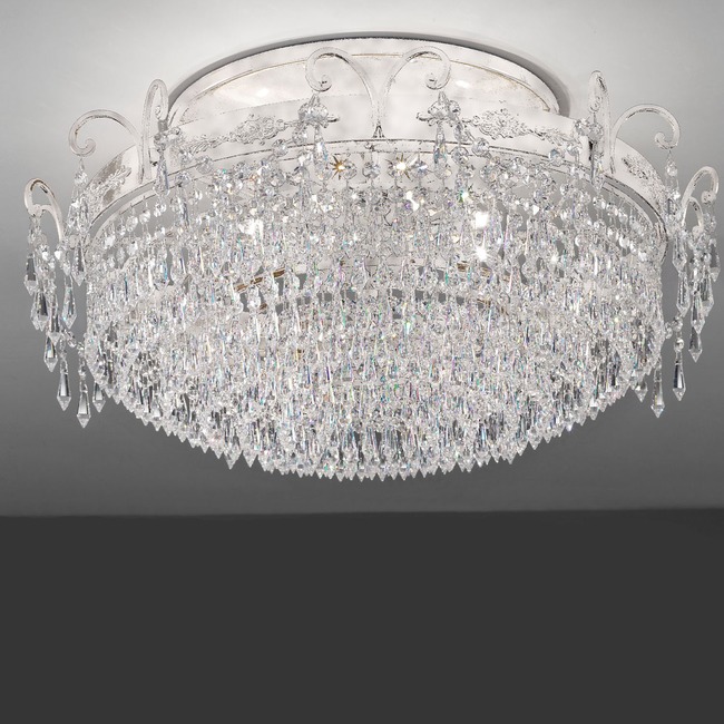 Glasse Semi Flush Ceiling Light by Masiero