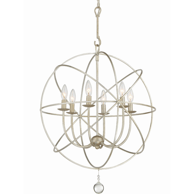 Solaris 5 Ring Chandelier by Crystorama