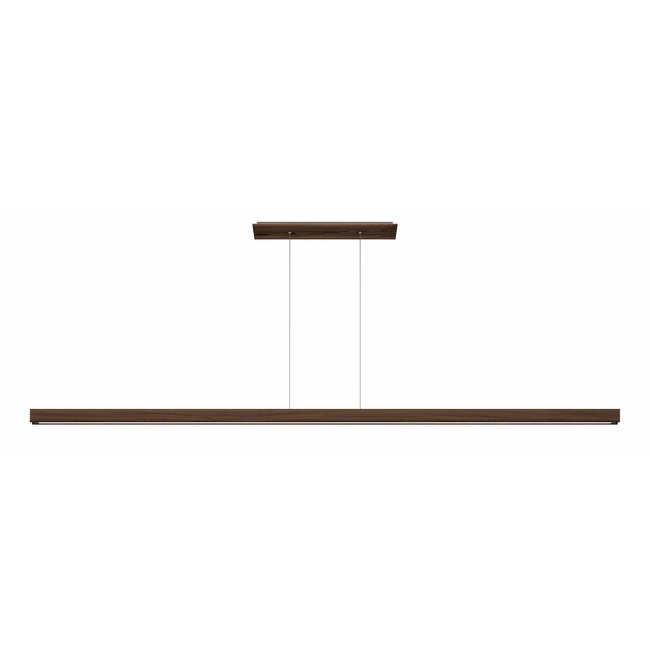Glide Wood Warm Dim Suspension w/ Center Feed Power by PureEdge Lighting