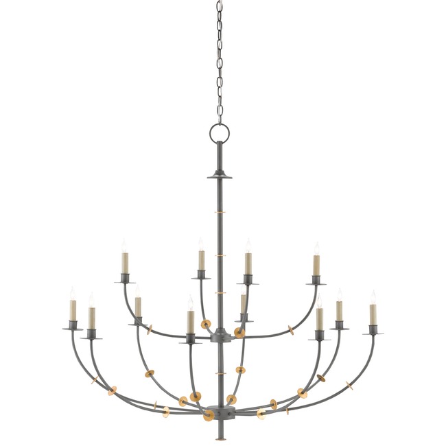 Balladier Chandelier by Currey and Company