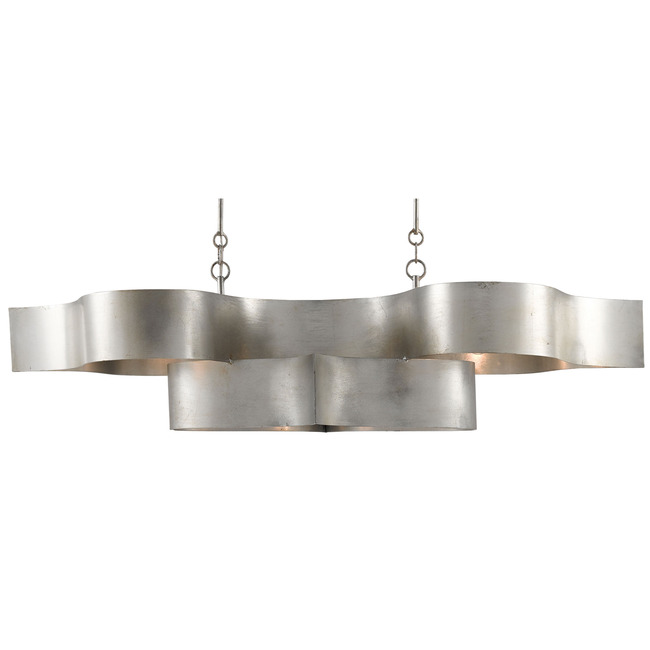 Grand Lotus Oval Chandelier by Currey and Company