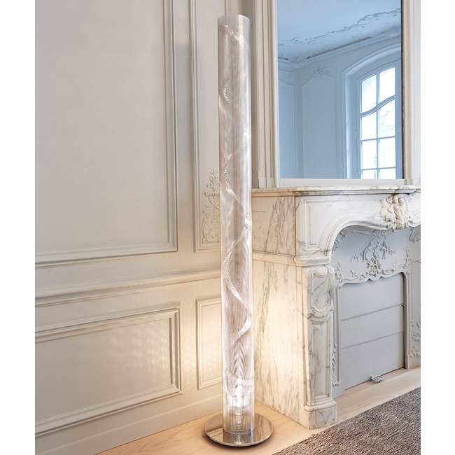 Spiral Column Floor Lamp by Thierry Vide