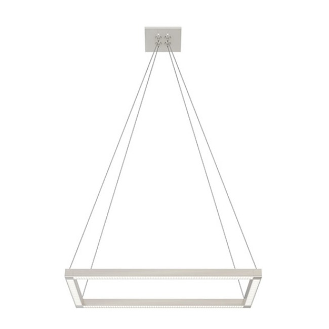 Cirrus Square Suspension w/Power/Center Feed  by PureEdge Lighting