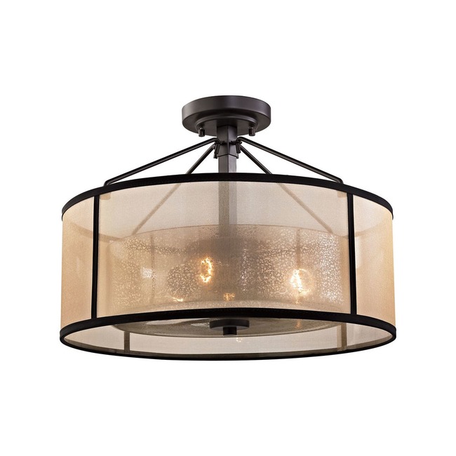 Diffusion Semi Flush Ceiling Light by Elk Home