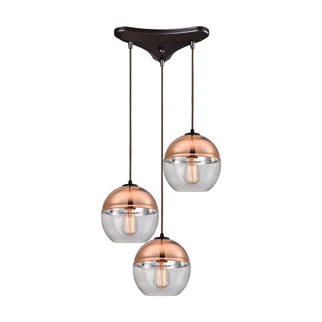 Revelo Triangle Pendant by Elk Home