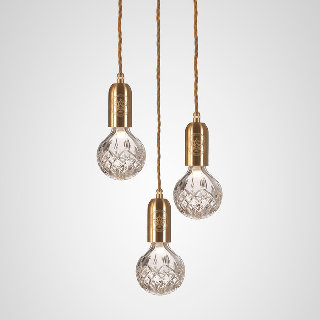 Crystal Bulb Multi-Light Pendant by Lee Broom
