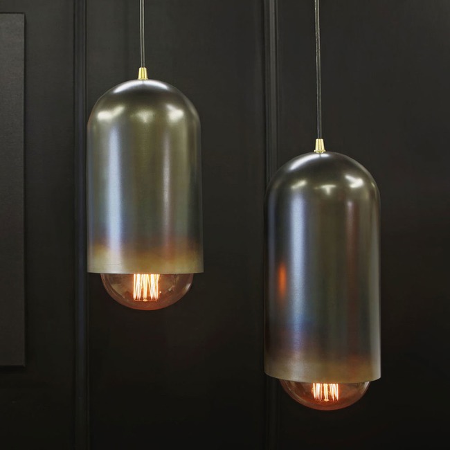 Factory 6 Black Pendant by John Beck Steel