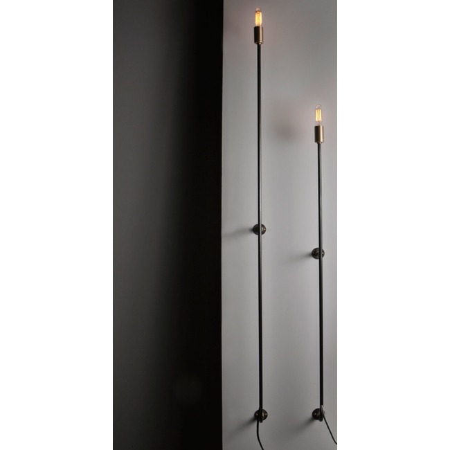 Stick Plug In Wall Light by John Beck Steel