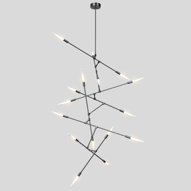 Dawn Vertical Chandelier by Matthew McCormick