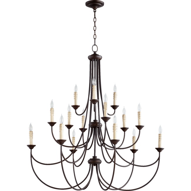 Brooks Bare Chandelier by Quorum
