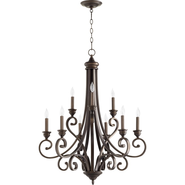 Bryant Bare Chandelier by Quorum