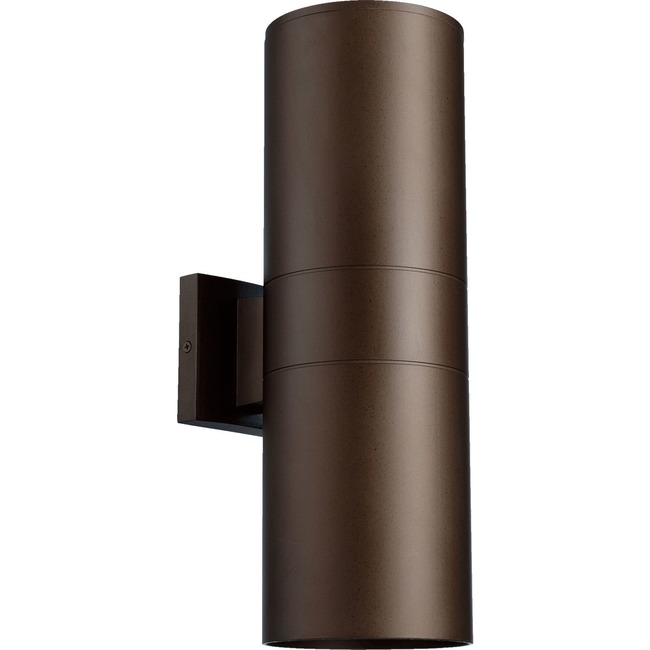 Cylinder Outdoor Dual Wall Light by Quorum