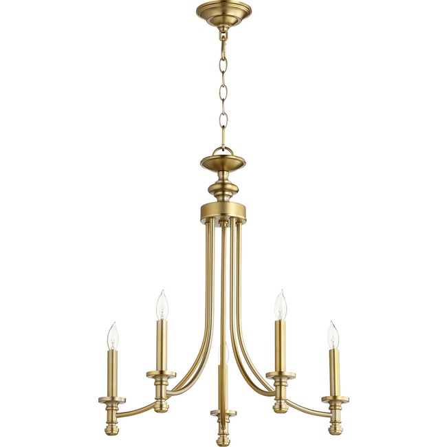 Rossington Bare Chandelier by Quorum