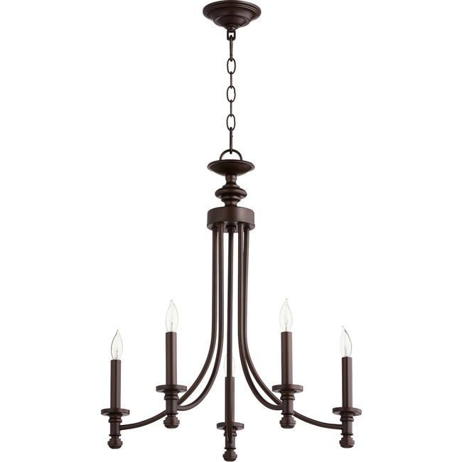 Rossington Bare Chandelier by Quorum