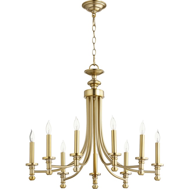 Rossington Bare Chandelier by Quorum