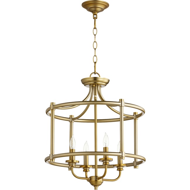 Rossington Bare Pendant / Semi Flush Ceiling Light by Quorum